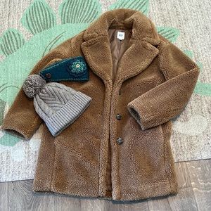 GAP Brown Teddy Coat